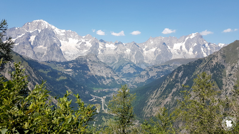 Vista sul Monte Bianco