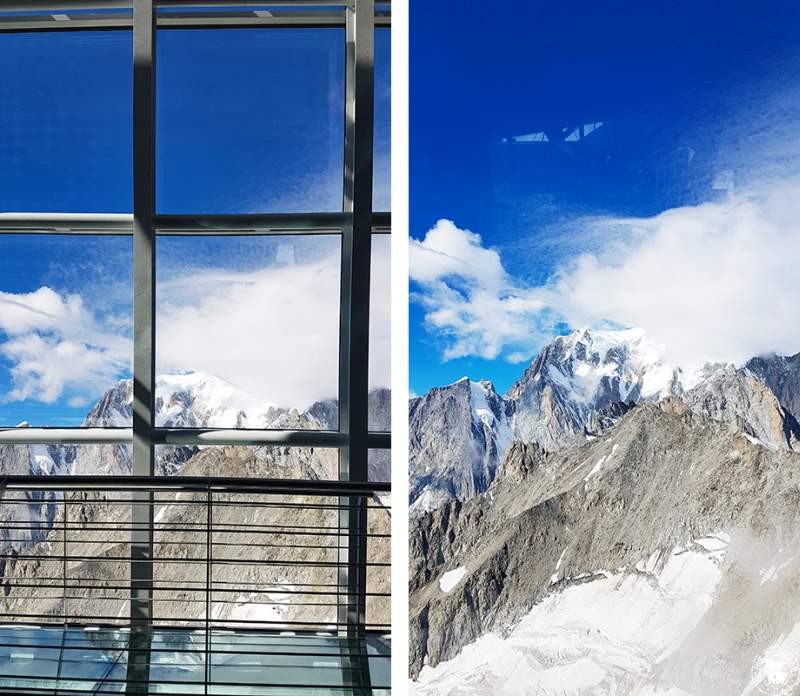 Panorama Skyway Monte Bianco