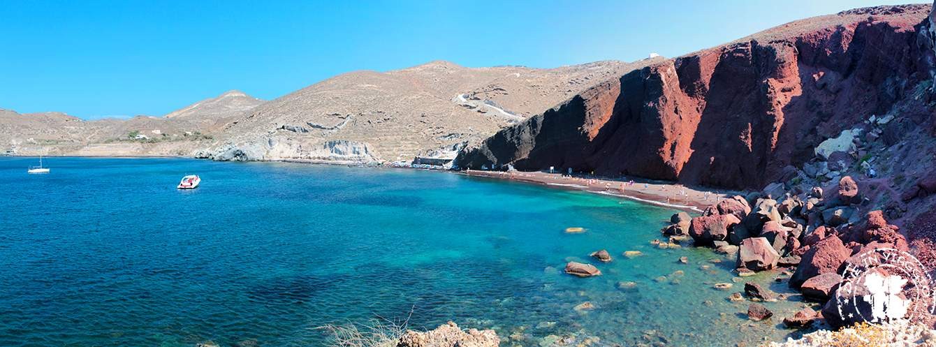 red beach santorini